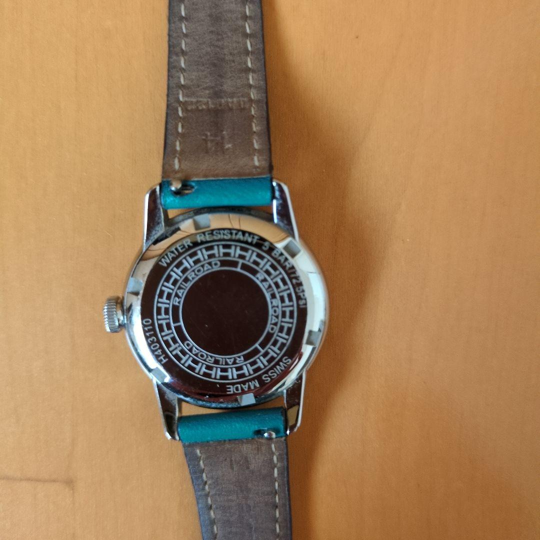 【極美品】ハミルトン Hamilton レイルロード ダイヤ シェル