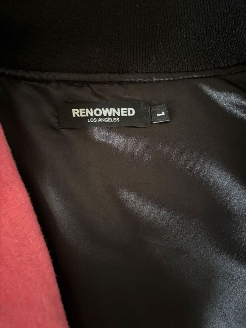 RENOWNED LA 刺繍スタジャン L