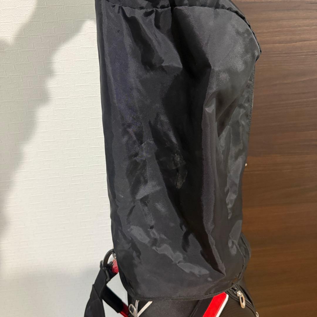 TaylorMade ゴルフバッグ キャディバッグ 黒/赤