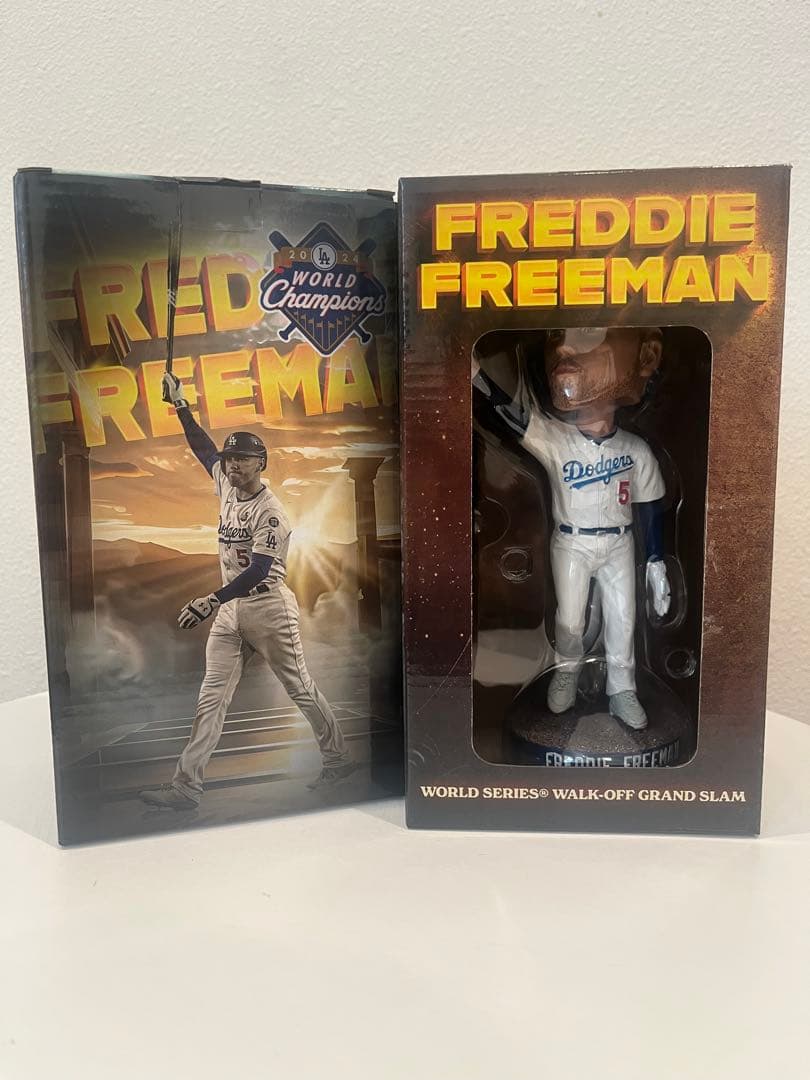 ドジャース　フレディ・フリーマン サヨナラ満塁ホームラン　ボブルヘッド