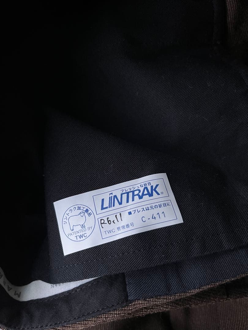 MARKAWARE CLASSIC FIT TROUSERS サイズ3 ブラウン