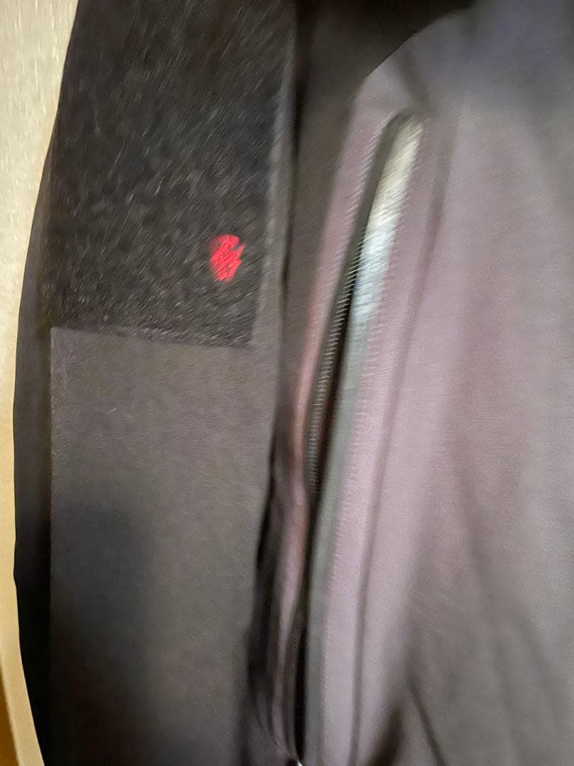 ボルクタクティカルギア　フード付きジャケット L 黒/グレー