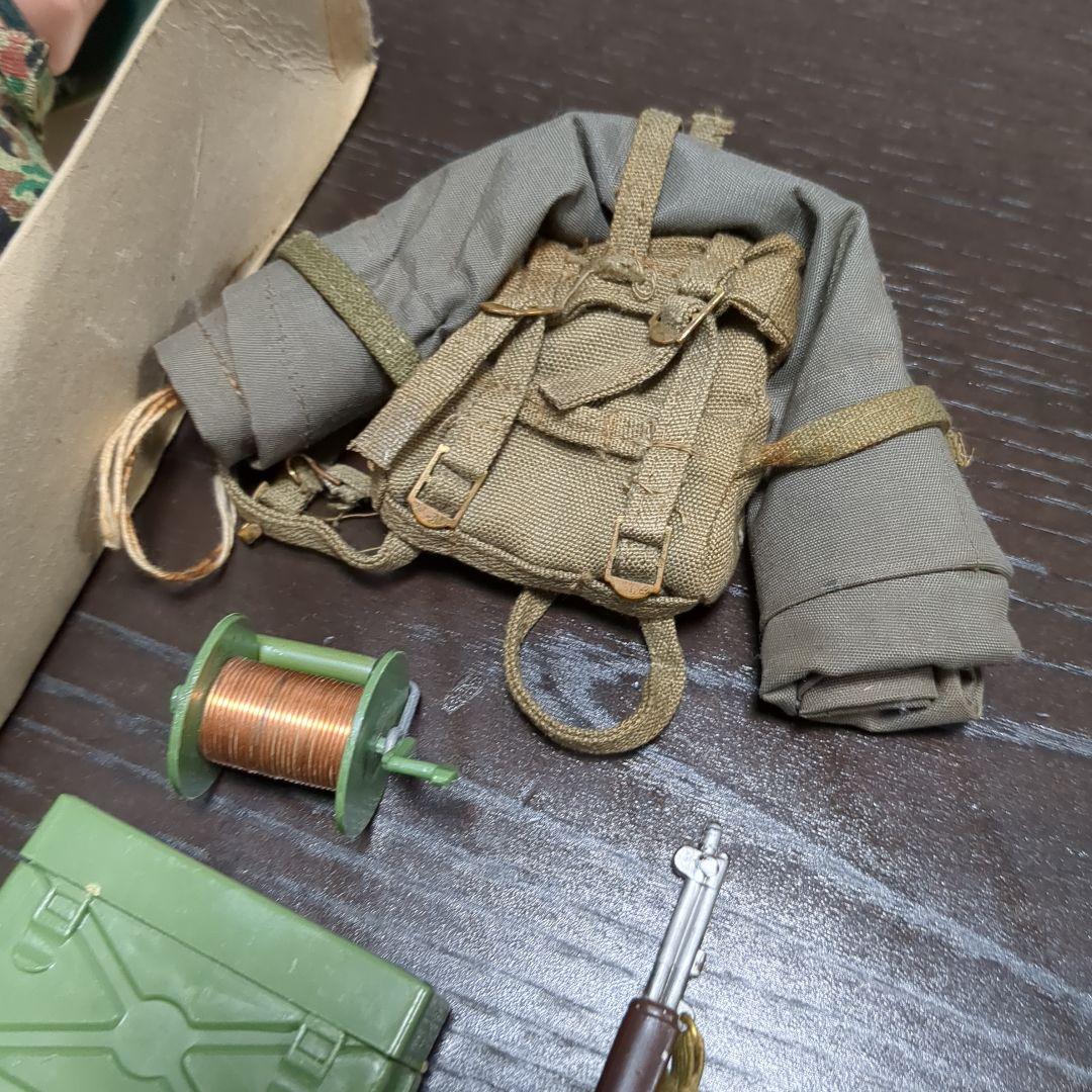 60年代ハスブロ　GIJOE （giジョー）箱付き 通信器　背嚢　ポンチョなど