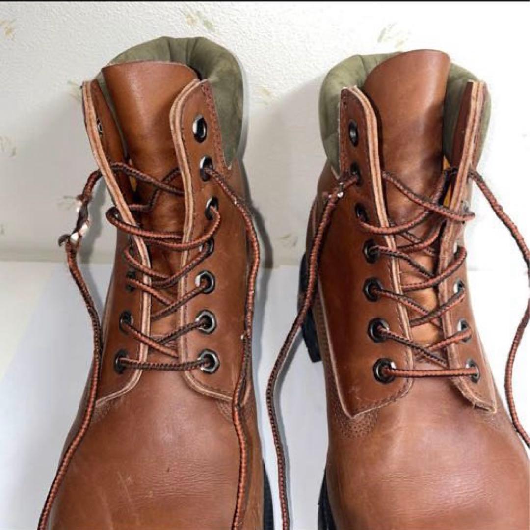 ティンバーランド　プレミアムブーツ　ブラウン　8.5 w