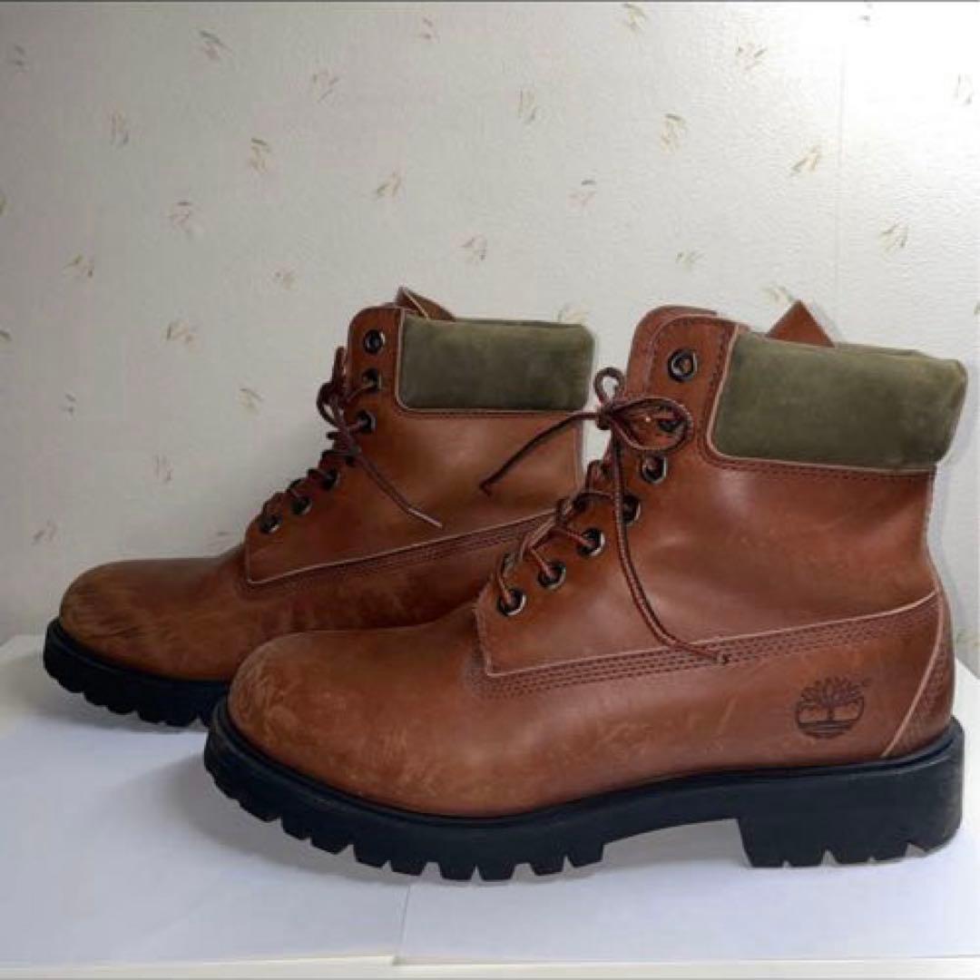 ティンバーランド　プレミアムブーツ　ブラウン　8.5 w