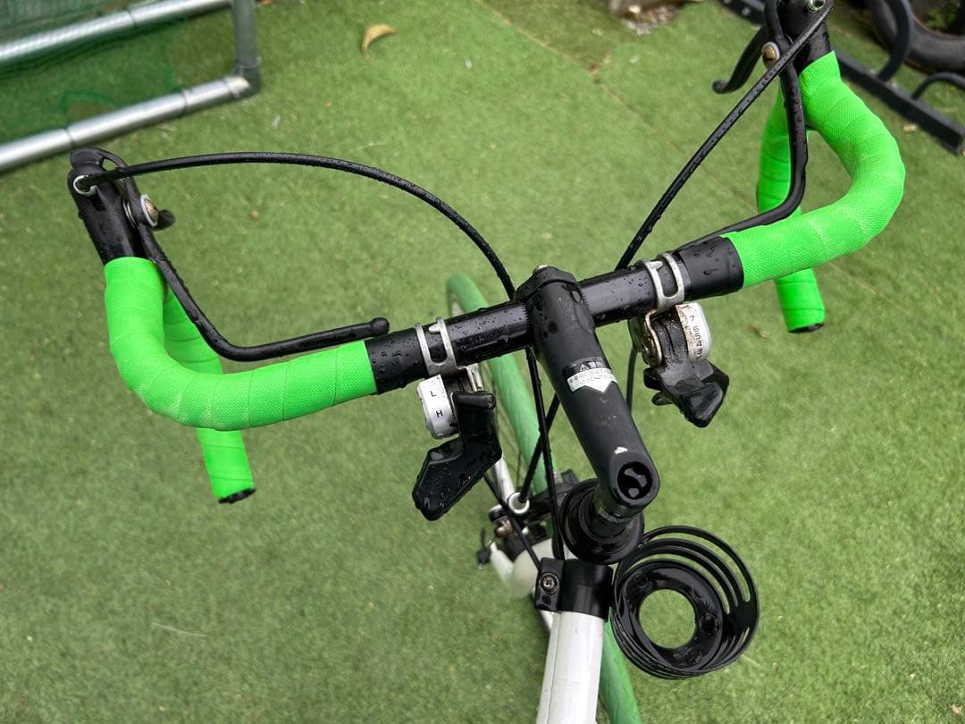 Grandir ロードバイク ホワイト/グリーン　引き取り限定