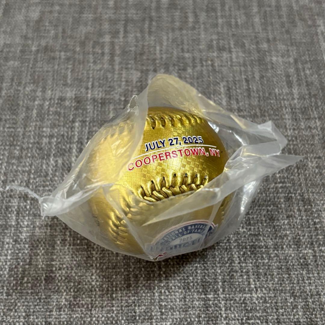 アメリカ野球殿堂博物館 イチロー 殿堂入り記念ボール