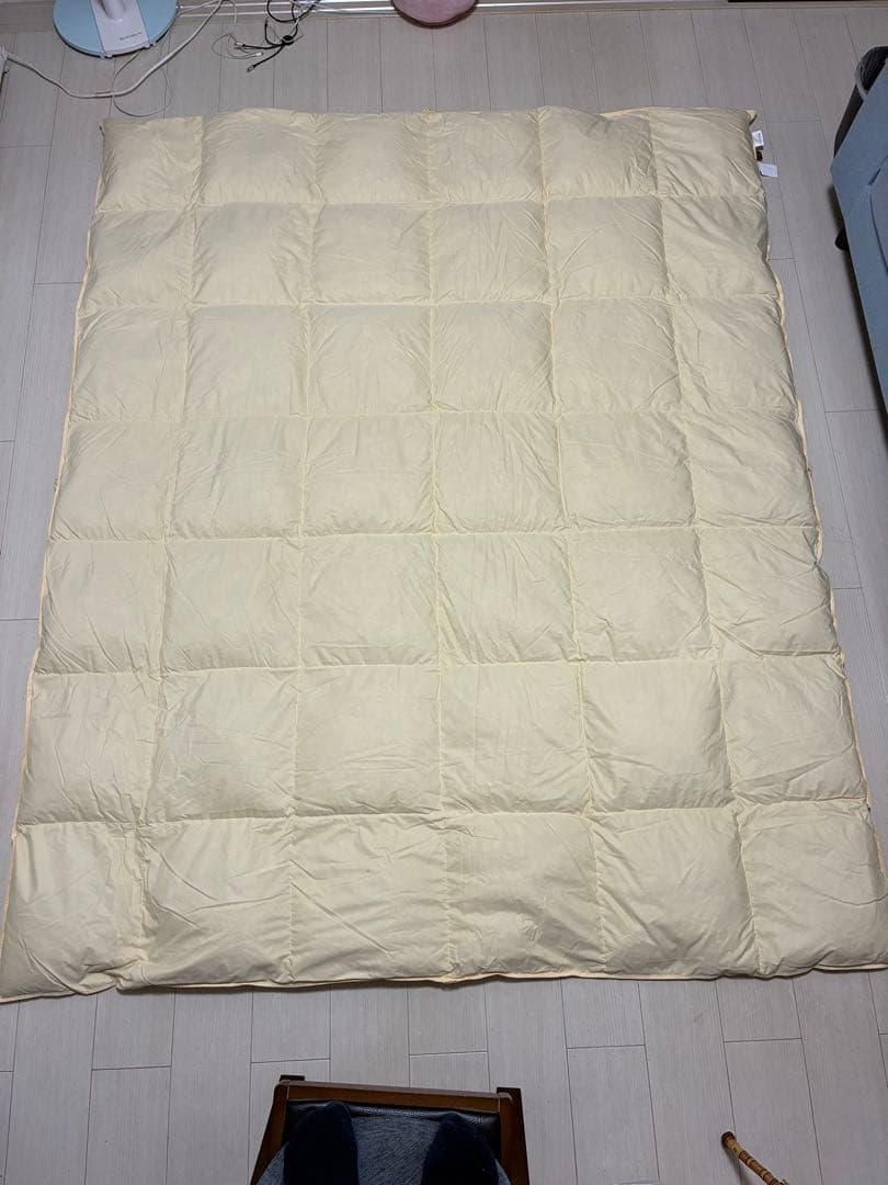 丸八真綿 ミライクルダウン羽毛布団 ダブルサイズ