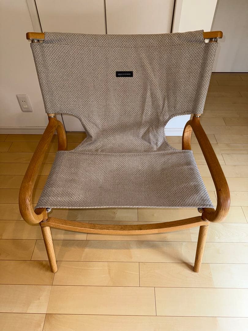 ikiki イキキ　グランドチェア オーク ファブリック テクスベージ