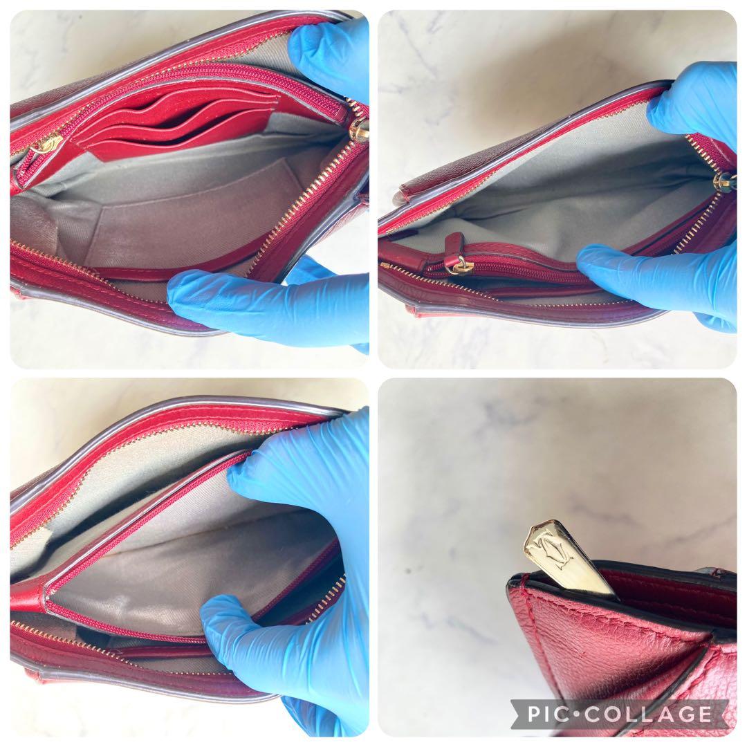 極美品 Cartier ドゥカルティエ クラッチバッグ トリヨンレザー