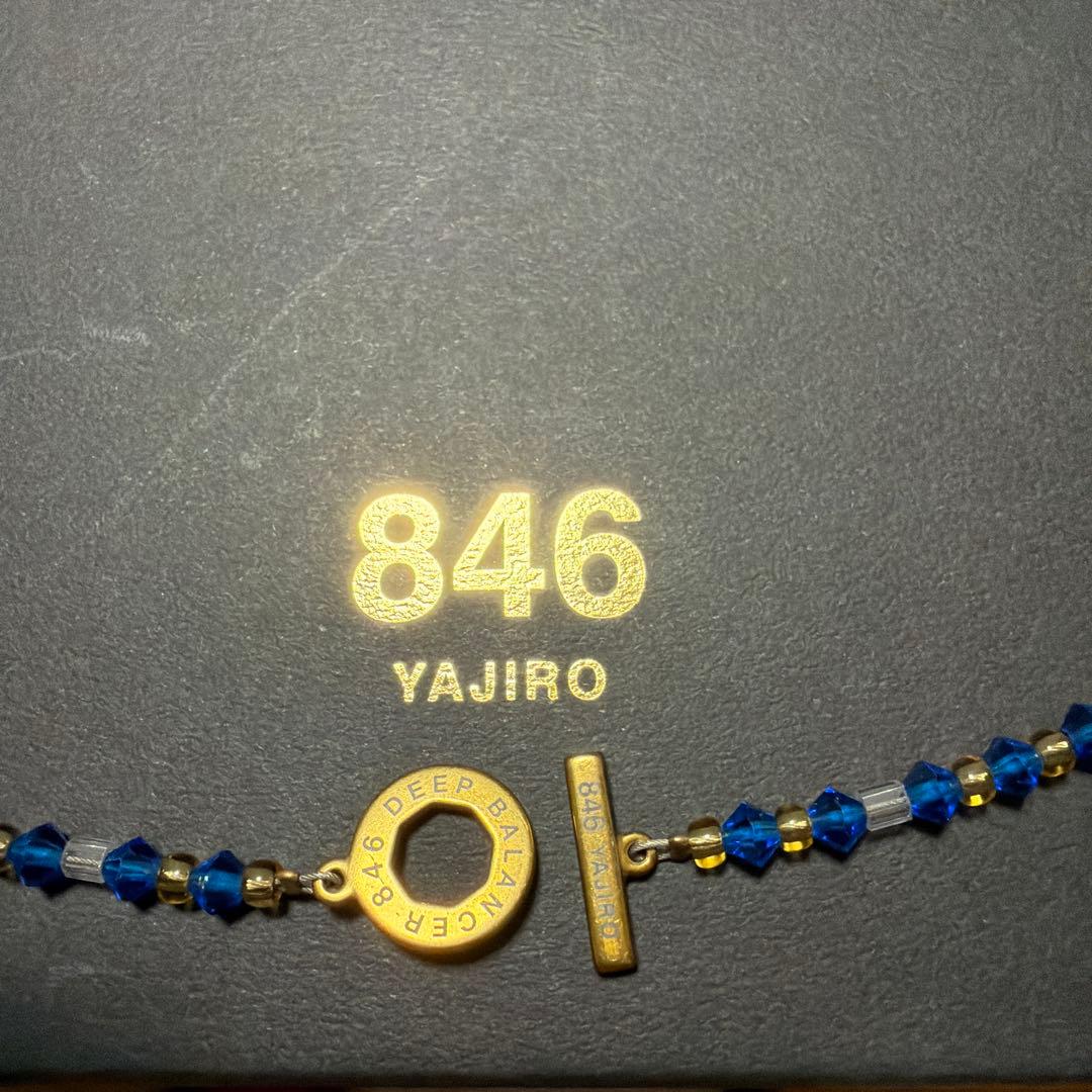 846 YAJIRO DEEP BLUE ネックレス　45cm