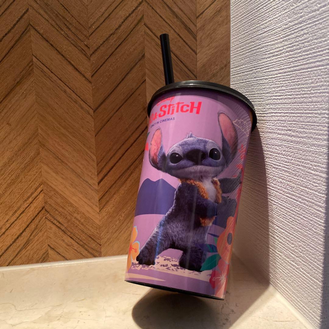 新品未使用未開封！リロ&スティッチ☆ポップコーンカップ& フィギュア付カップ