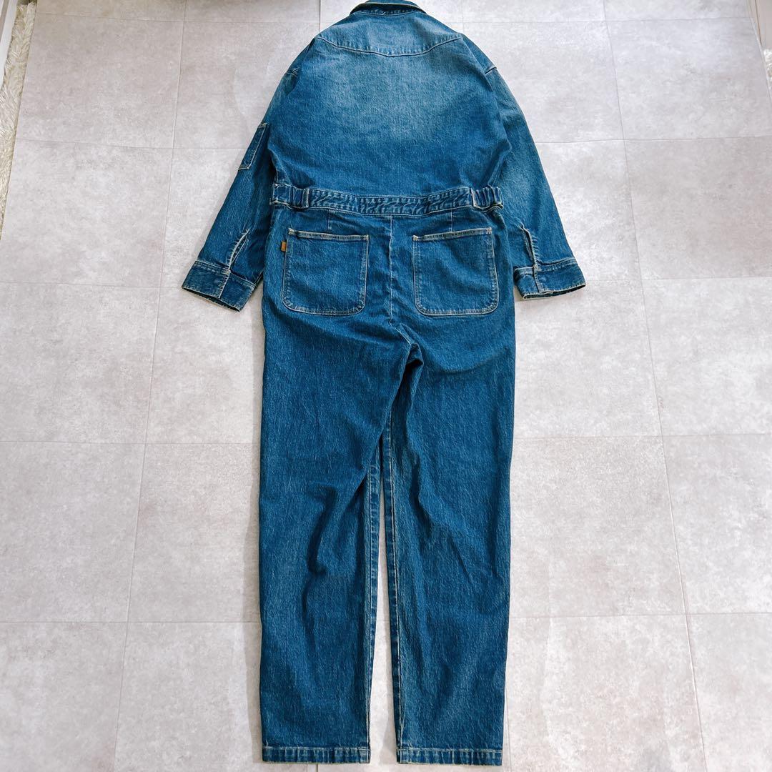 新品タグ付き✨ スピックアンドスパン 5 1/2 デニム オールインワン 近年