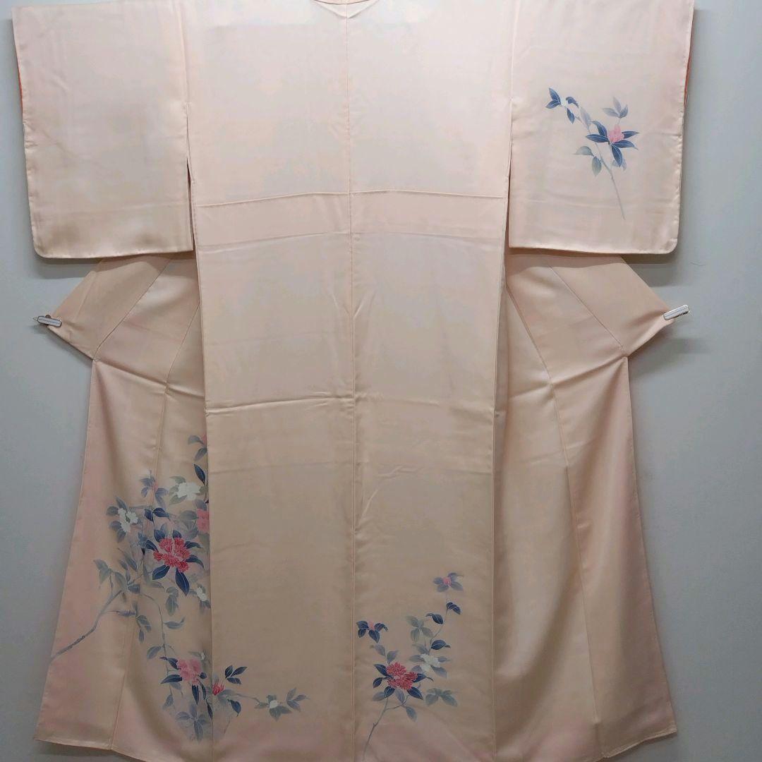 634　半額セール　正絹　鈴乃屋誂え　未使用品　付下げ訪問着　４点フルセット