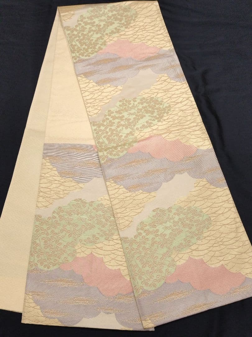 634　半額セール　正絹　鈴乃屋誂え　未使用品　付下げ訪問着　４点フルセット