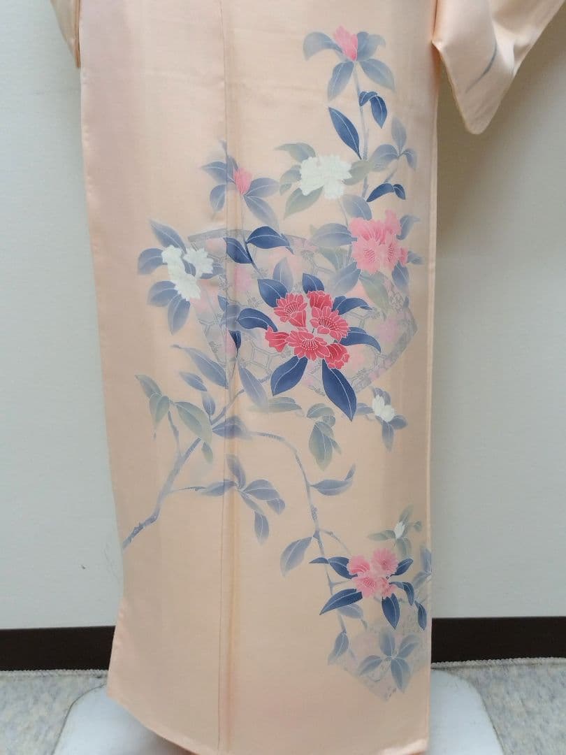 634　半額セール　正絹　鈴乃屋誂え　未使用品　付下げ訪問着　４点フルセット