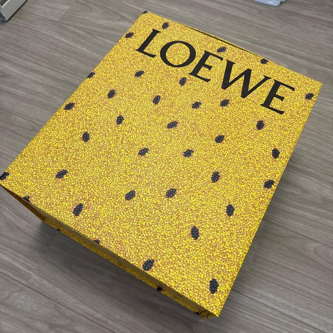 LOEWE バスケットバッグ（ヤシの葉&カーフ）ミディアム　未使用品