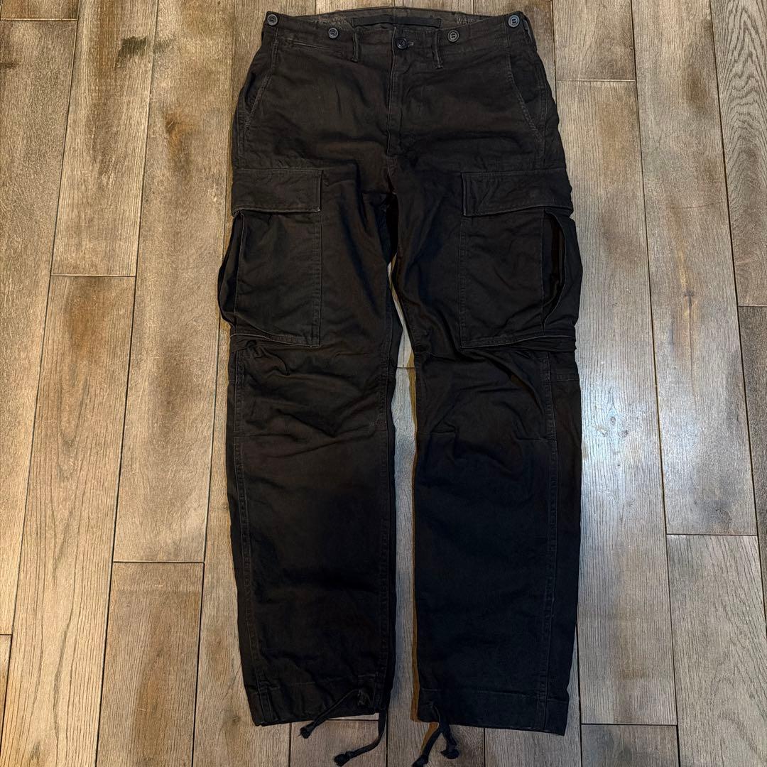 RRL surplus cargo pants ブラック 29x30