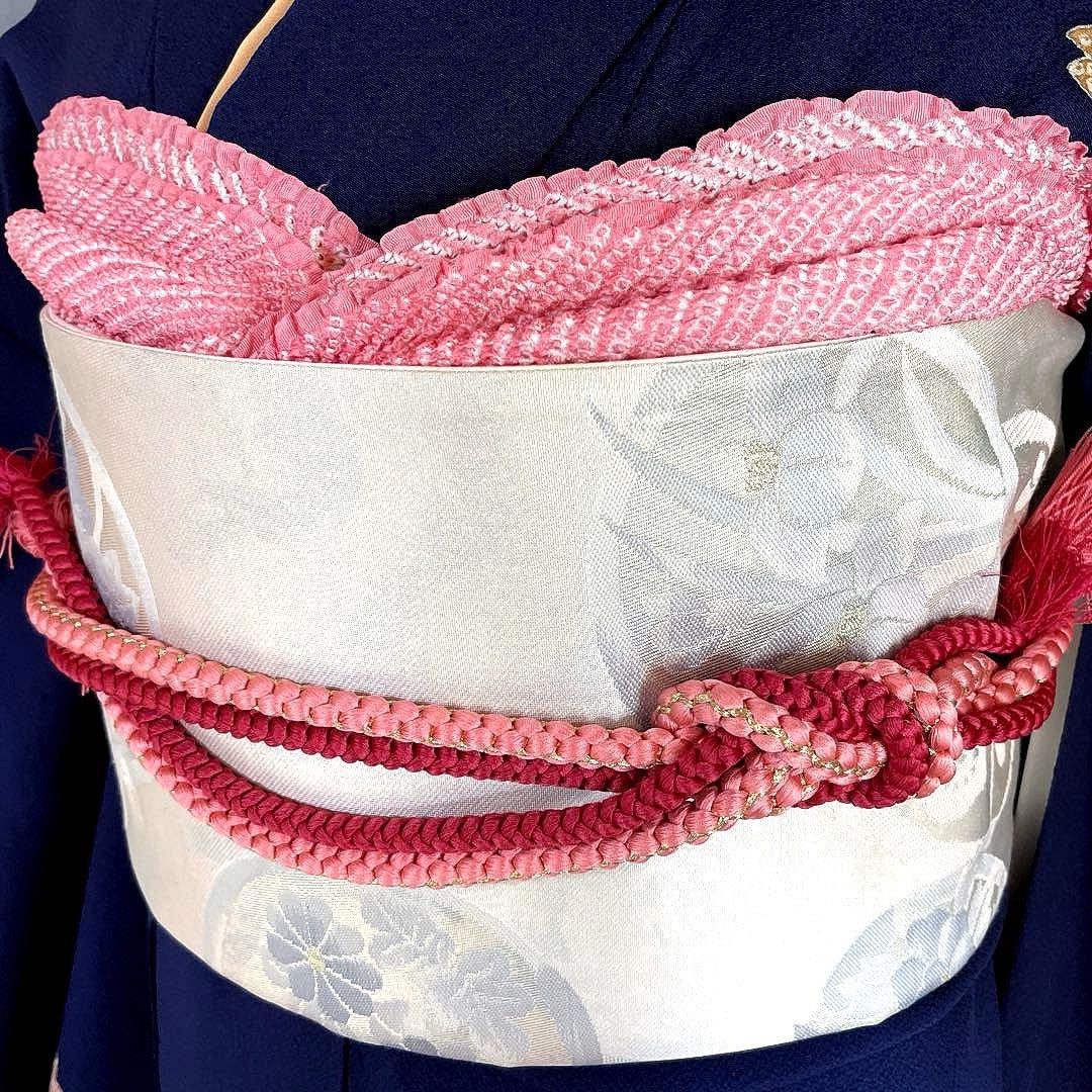 まるページ　手描き友禅　成人式振袖　振袖　裄丈69