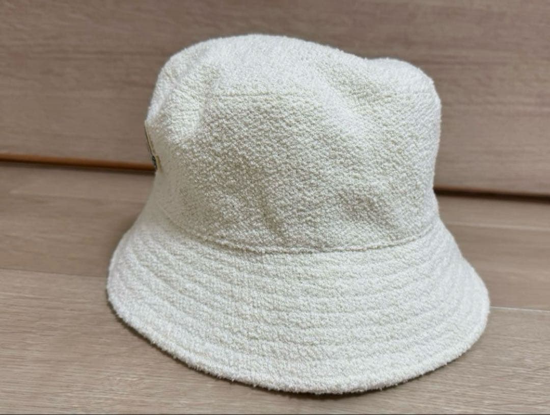 モンクレール　MONCLER バケット　ハット　白　ホワイト　M 帽子　キャップ