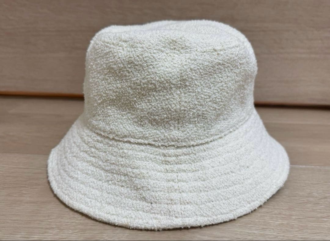 モンクレール　MONCLER バケット　ハット　白　ホワイト　M 帽子　キャップ