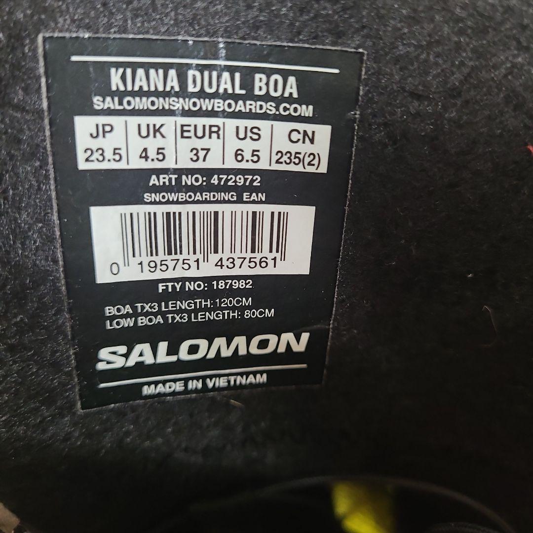 SALOMON サロモン KIANA スノーボードブーツ　レディース23.5cm