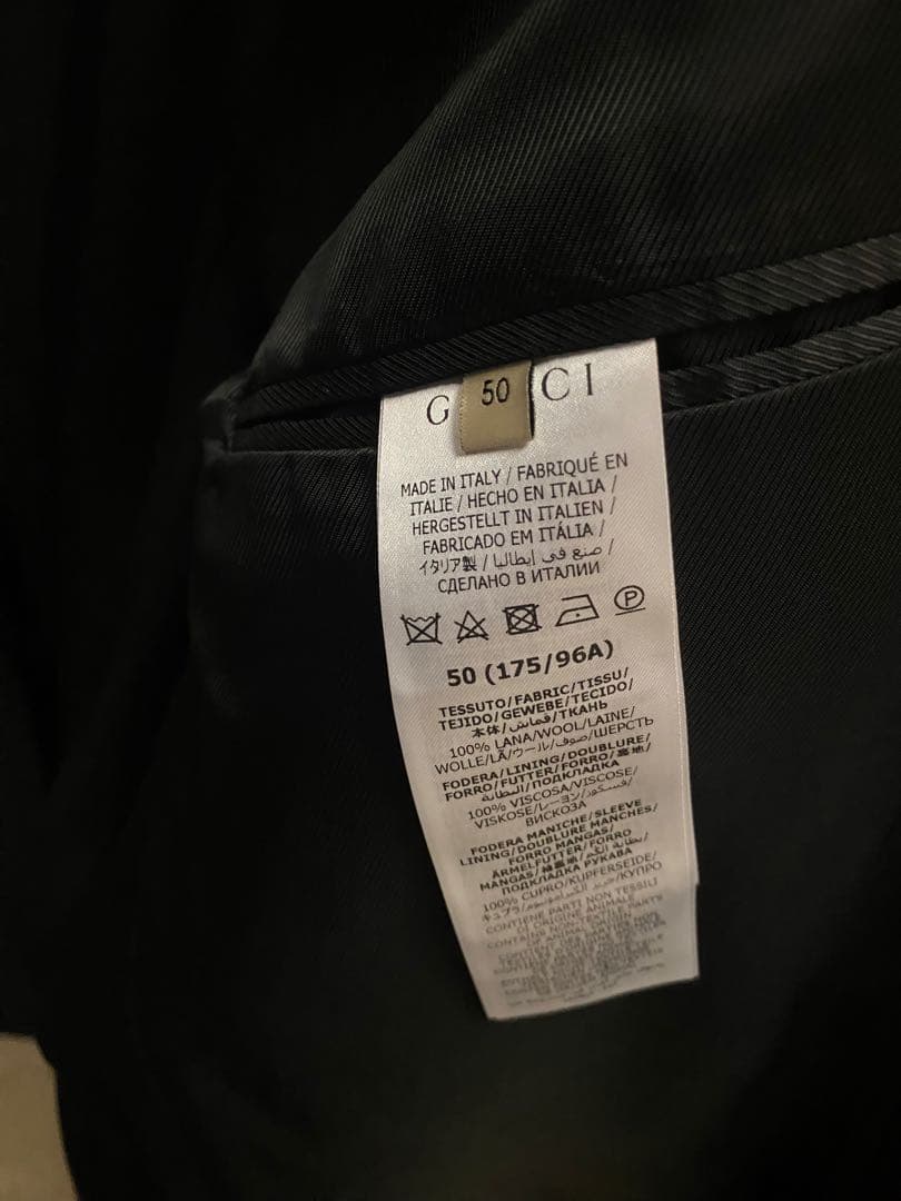 GUCCIダブルブレストジャケット 50サイズ