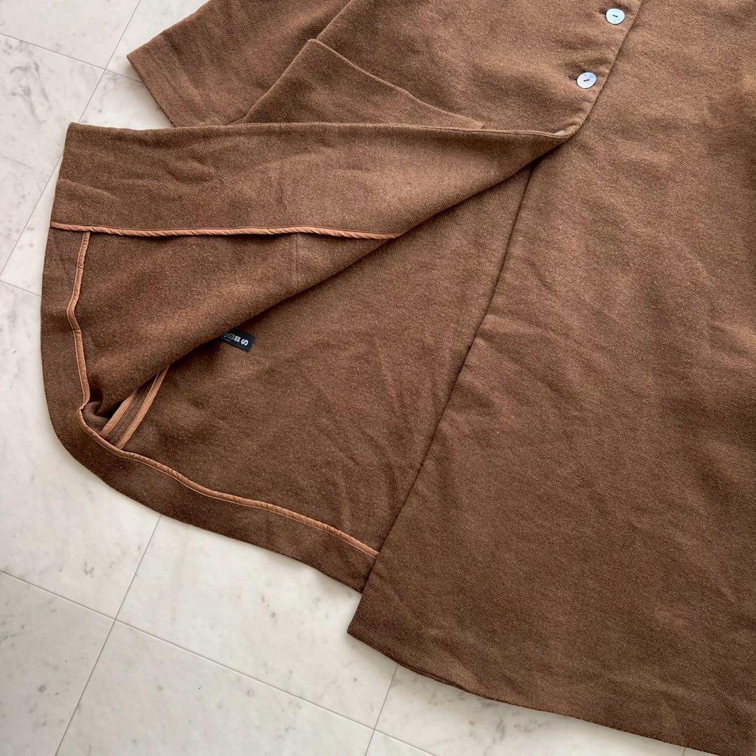 ALBUM DI FAMIGLIA 20AW ウール ルーズコート 片ポケット