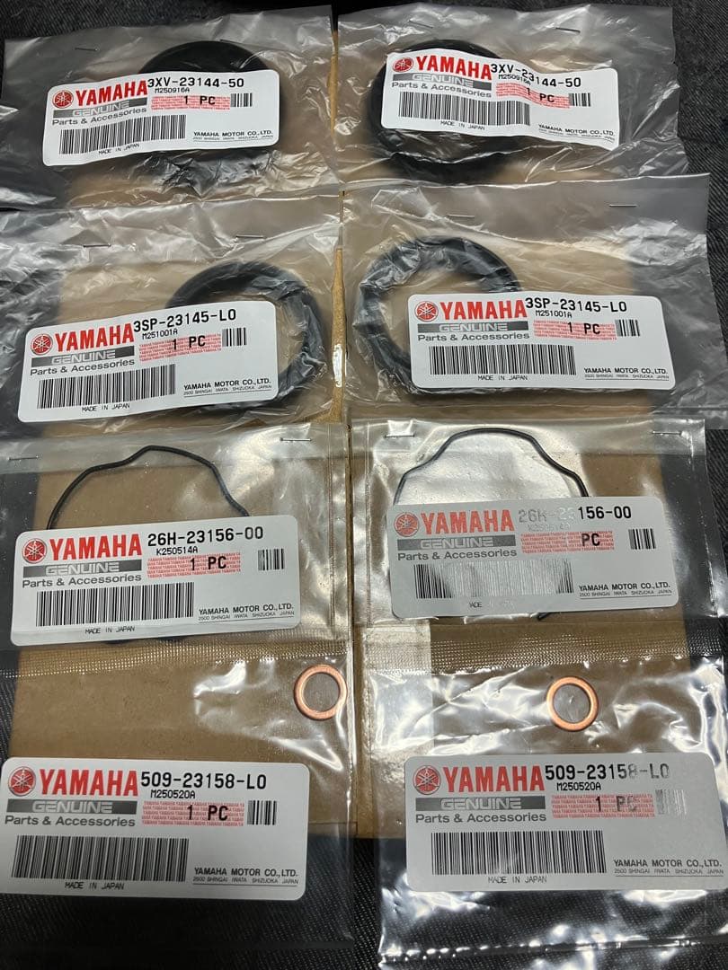 YamahaXJR400フロントフォークオイルシールシールダストクリップセット