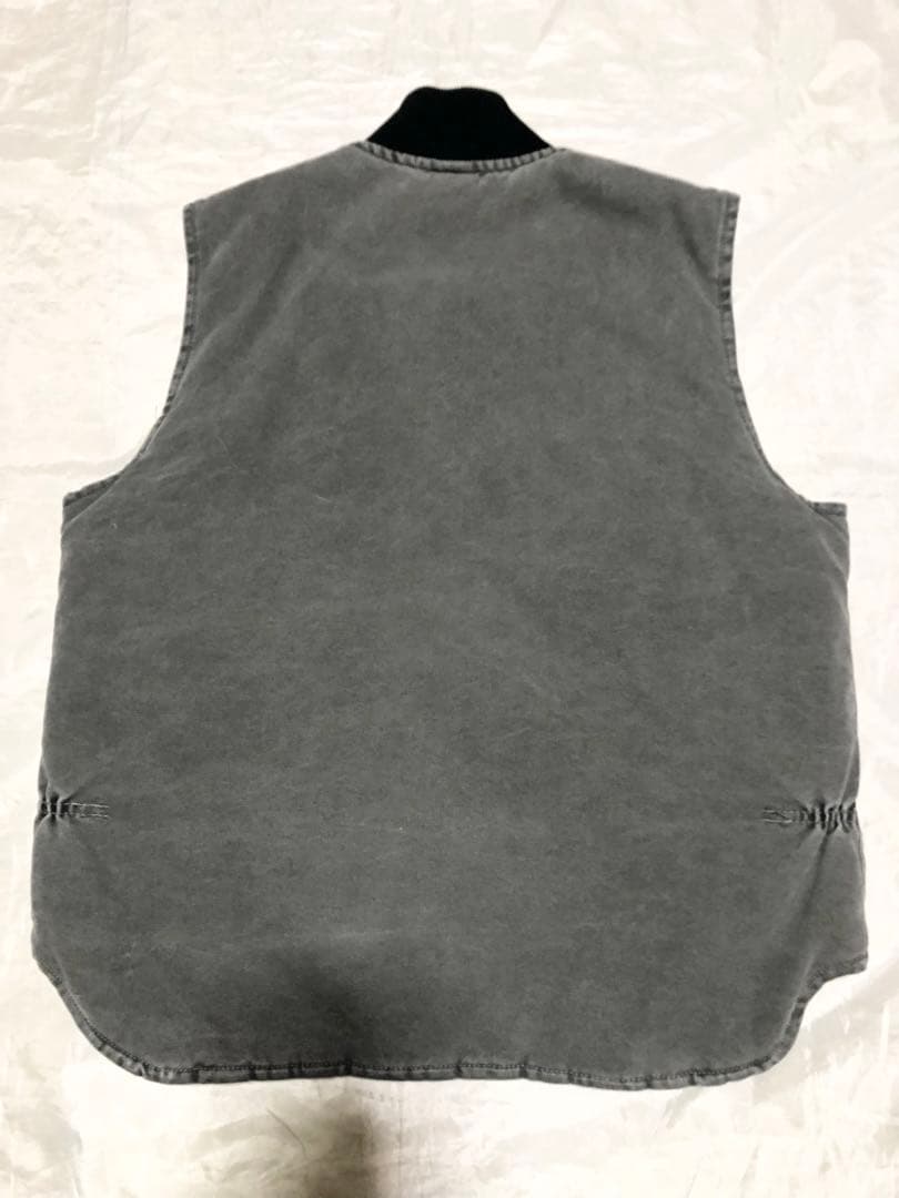 超レアカラー CMT 01’s USA製 Carhartt ダックベスト 腰ゴム