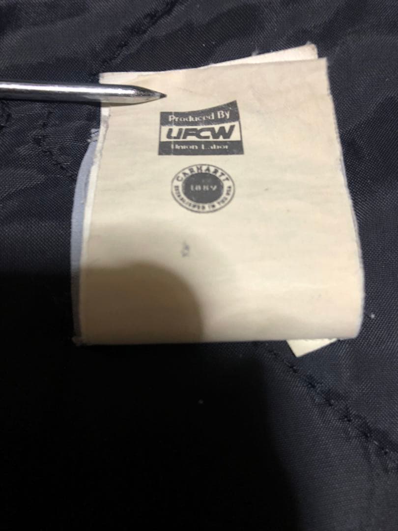 超レアカラー CMT 01’s USA製 Carhartt ダックベスト 腰ゴム