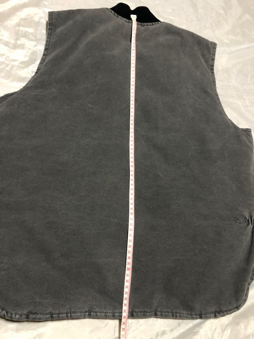 超レアカラー CMT 01’s USA製 Carhartt ダックベスト 腰ゴム