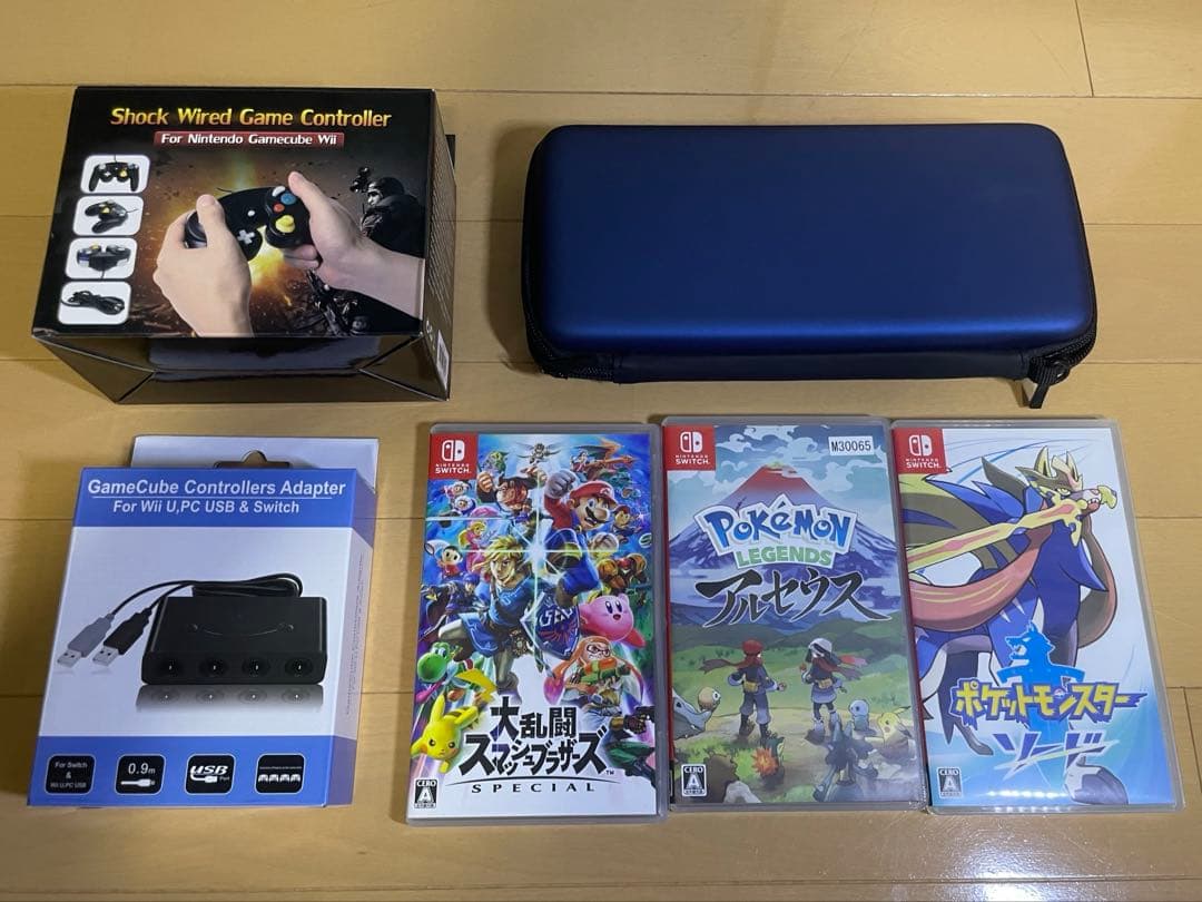 Nintendo Switch ニンテンドースイッチ本体　ソフト3本+α