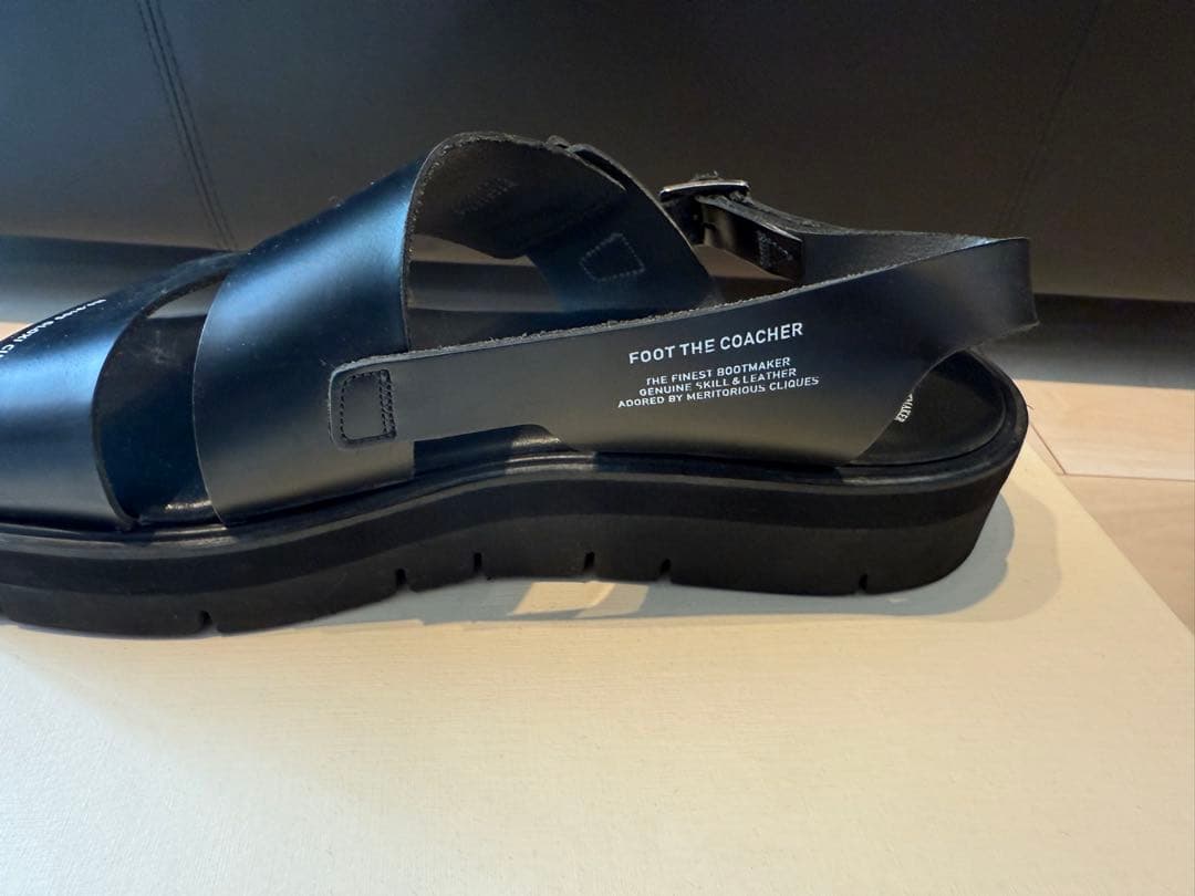 靴 foot the coacher SS BELT SANDAL 9.5