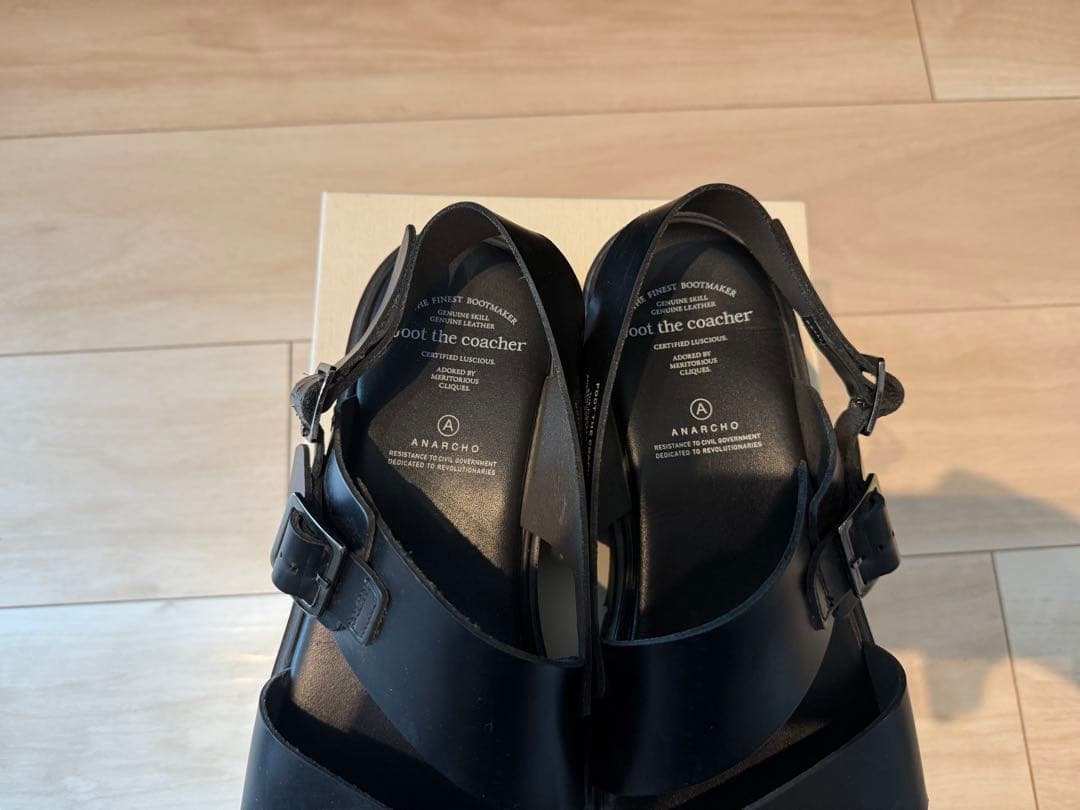 靴 foot the coacher SS BELT SANDAL 9.5