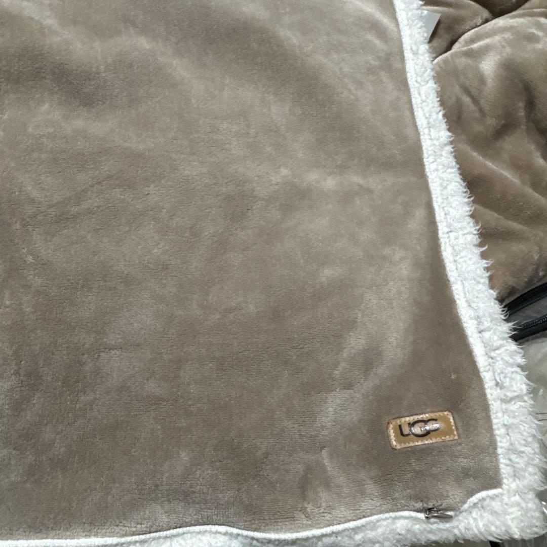 I日だけセール！UGG ベージュ ツイン　XL毛布、枕カバー