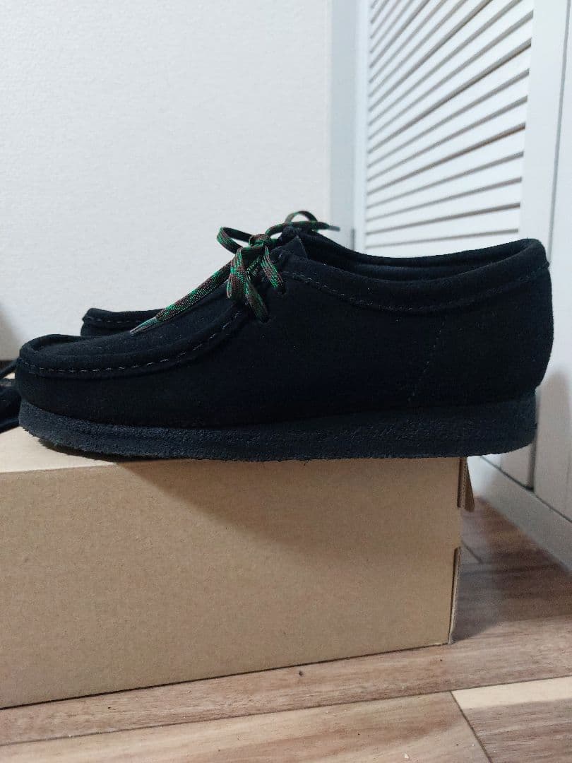 CLARKS Wallabee ワラビー　ヴィンセントシューレース付き　25