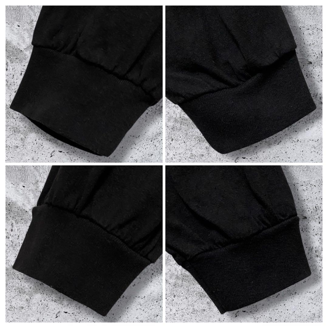 【入手困難】ワコマリア ワンポイント刺繍 ロンT 黒L 野村訓一 菅田将暉 窪塚