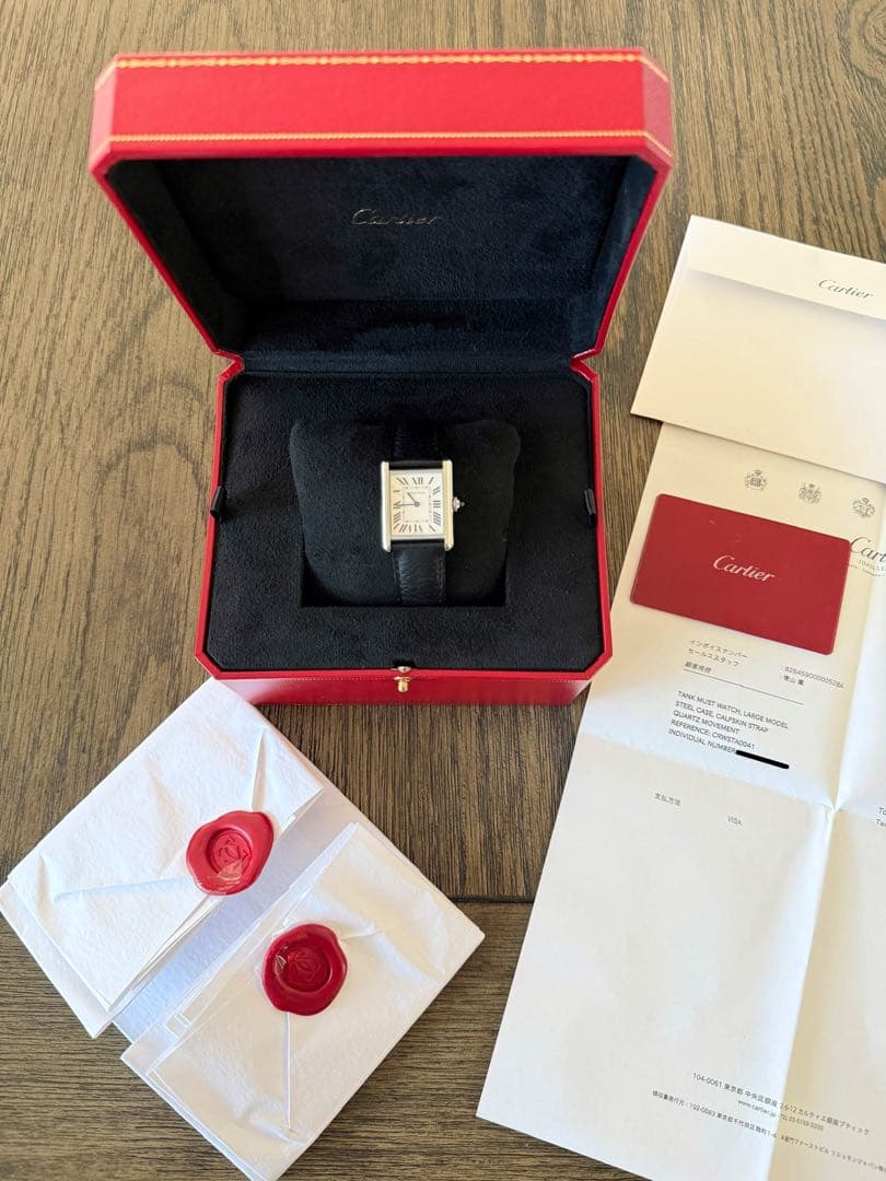 ざ*ぃ様 Cartier Tank Must WSTA0041 CRWSTA00