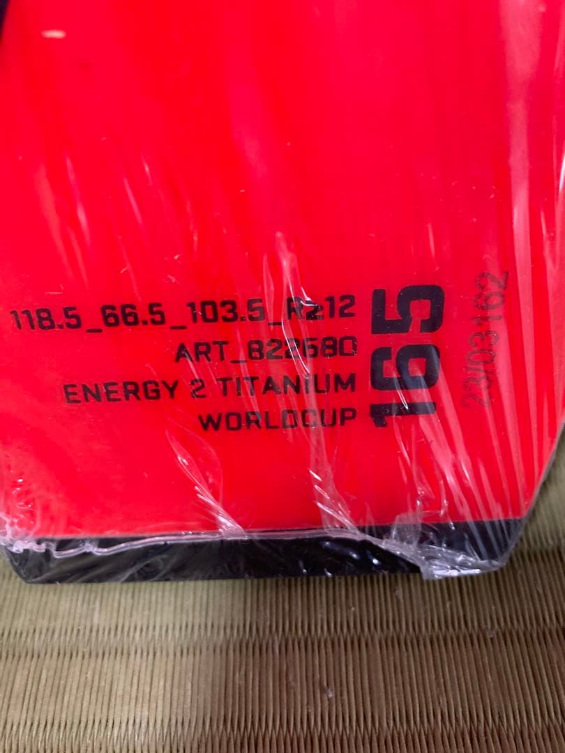 23/24 新品　選手用　ノルディカ　SLCW165㎝　板のみ　ピストンプレート