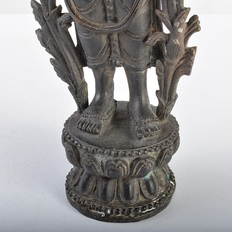 仏教美術　古銅　チベット仏　仏像　置物　M　R4347