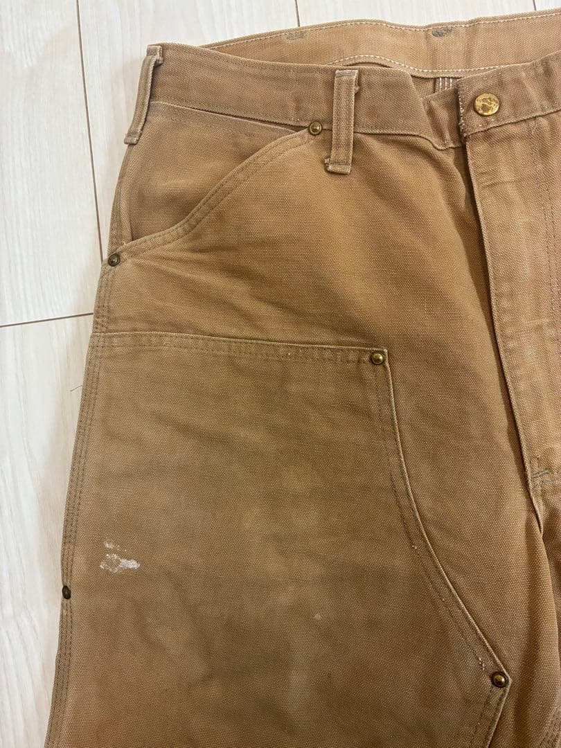 70’s carharttダブルニー古着ペインターパンツダック