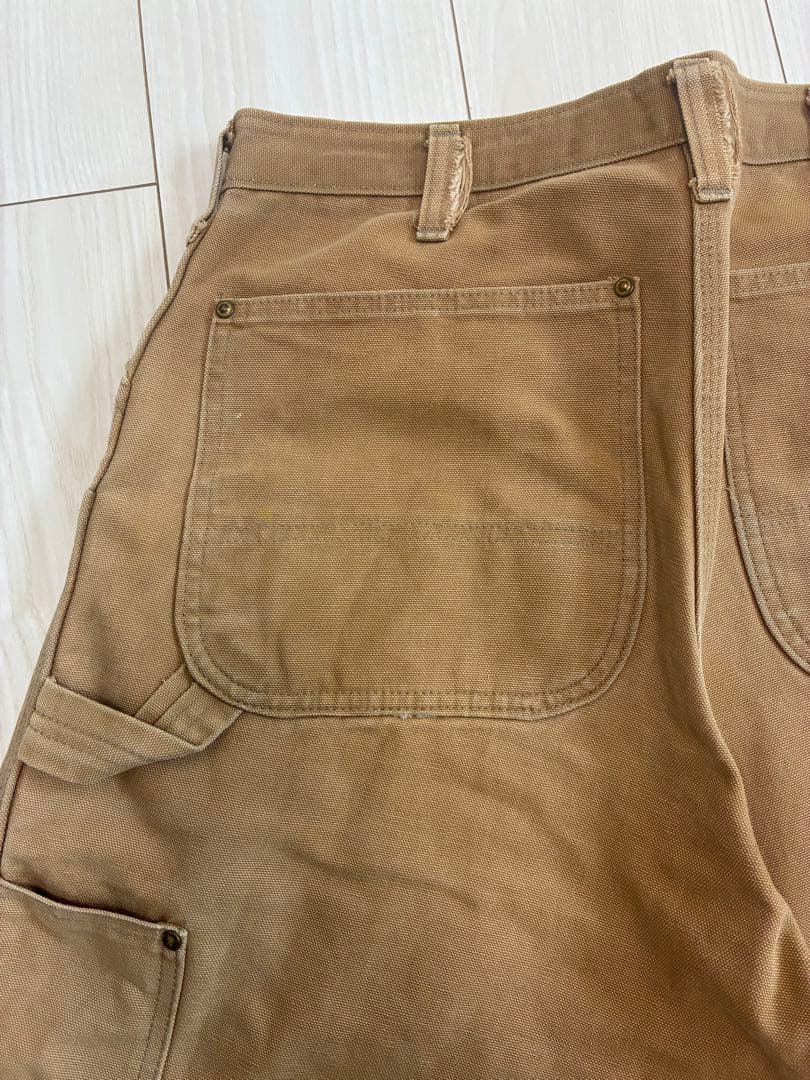 70’s carharttダブルニー古着ペインターパンツダック