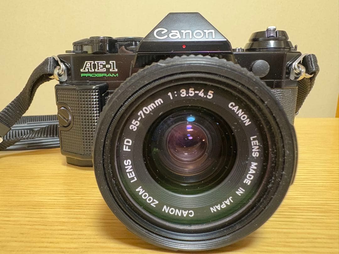 キヤノンAE-1 program＆FD35-70mm（F3.5-4.5）ズーム