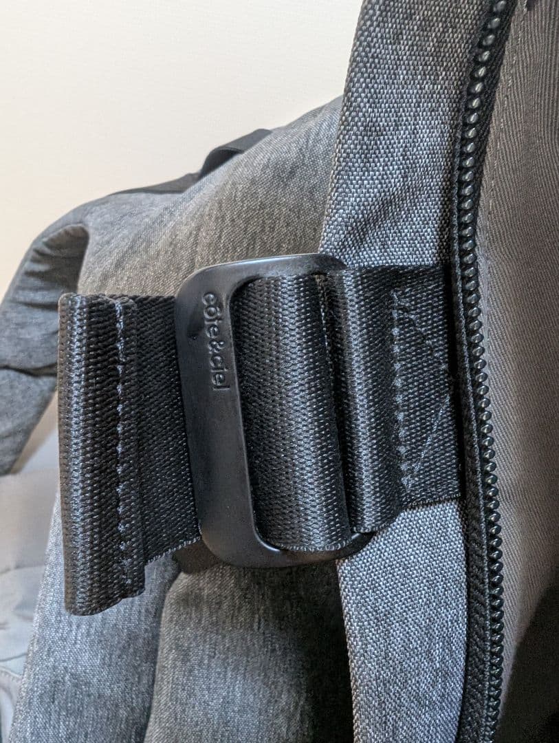 グレー バックパック 調整可能ショルダー