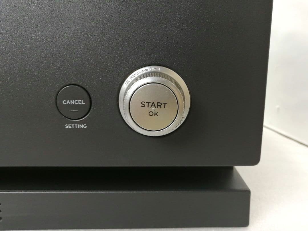 バルミューダデザイン　オーブンレンジ　ブラック　21年製　016