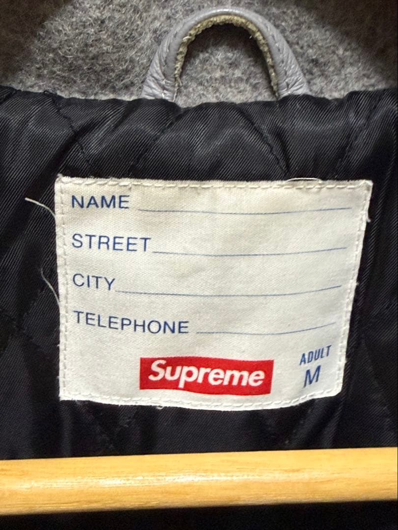 Supreme バーシティージャケット　スタジャン　オールドイングリッシュ　M