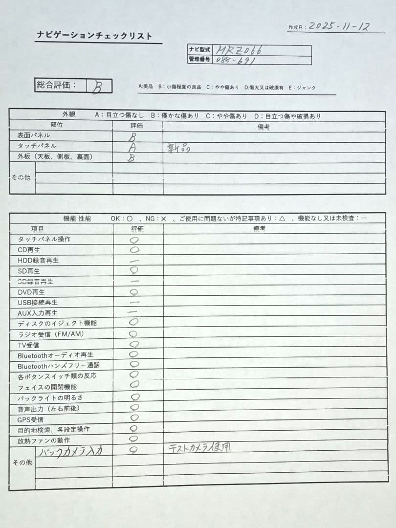 2020年地図・タッチ新品★カロッツェリア AVIC-MRZ066 ◆動作良好