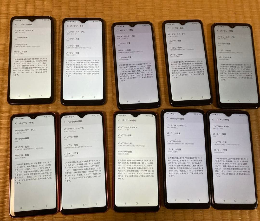 〔初期化済み 〕GALAXY A21 2色10台まとめdocomo利用制限⭕️