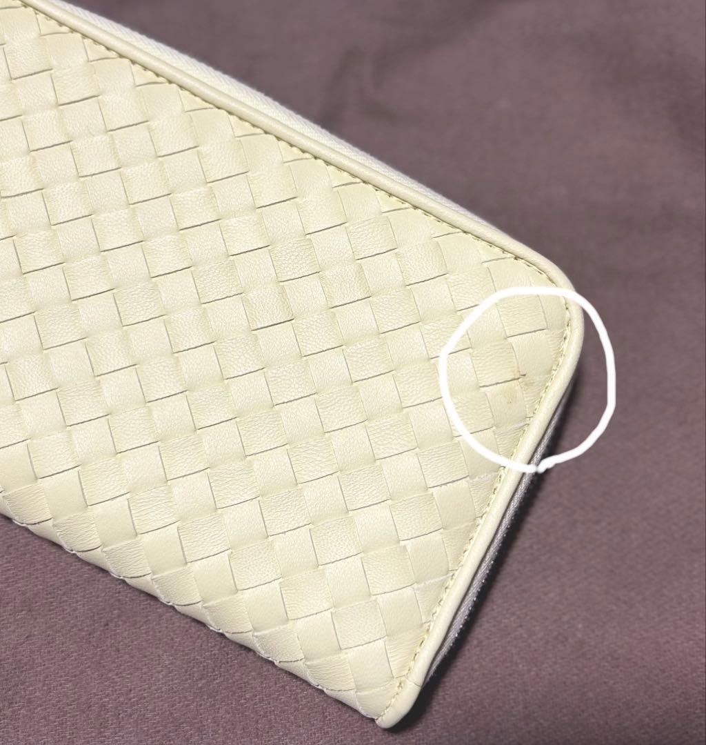 新品未使用◆ボッテガヴェネタ イントレチャート 長財布 ラウンドジップ 男女兼用